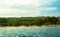 Forest on the sandy beach around Menjangan Island, Bali. Indonesia.