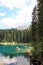 Forest & sky reflected on lake