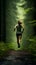 Forest Sprint - Capturing the Runner\\\'s Willpower Amidst Nature