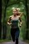 Forest Sprint - Capturing the Runner\\\'s Willpower Amidst Nature