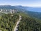 Forest and trees amongst roads at Lake Tahoe, Nevada