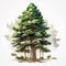 Into the Forest: Watercolor Pine Trees to Inspire Your Next Adventure AI Generated