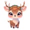 Forest Whispers: Dreamstime Kawaii Deer Illustration