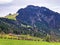 The forested alpine peak of the  Gersauerstock or Vitznauerstock peak on Rigi Mountain