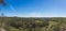 Forested valley panorama