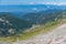 forests spreading on hills of Pirin national park in Bulgaria