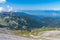 forests spreading on hills of Pirin national park in Bulgaria