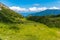 forests spreading on hills of Pirin national park in Bulgaria