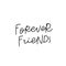 Forever friends calligraphy quote lettering