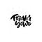 Forever yours handdrawn lettering interesting quote black