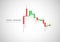 Forex candles pattern and Price acttion of candles stick and graphic of forex pattern in stock chart, vector currencies trading
