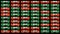 Forex stock market index commodity ticker board news line on black background - new quality financial business animated