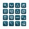 Forex vector flat icons set of business finance online trading