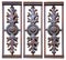 Forged flower decorative element gates Hammered gates.