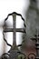 Forged iron christian cross