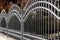 Forged iron fence