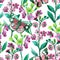 Forget-me-not Flowers seamless pattern