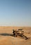 A forgotten ox wagon rusting away in the Namib desert