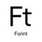 forint icon. Element of currency for mobile concept and web apps. Detailed forint icon can be used for web and mobile. Premium ico