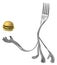 Fork Cartoon, Hamburger