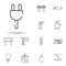 fork. Cord icon. construction icons universal set for web and mobile