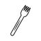 Fork kitchen cutlery line style