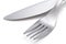 Fork and knife isolated