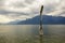 Fork in the lake in Vevey