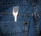 Fork in pocket.