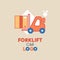 Forklift Car Logo