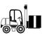 Forklift delivery truck