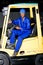 Forklift driver