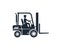 Forklift icon - warehouse packaging loader