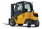 forklift isolated