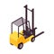 Forklift Isometric Illustration