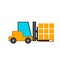 Forklift with load icon