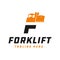 Forklift logo design tool letter F