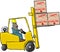 Forklift operator