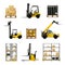 Forklift Realistic Set