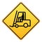 Forklift truck sign