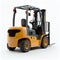 Forklift used to lift and move materials over short distances