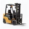 Forklift used to lift and move materials over short distances