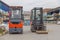 Forklift Vehicles Warehouse