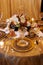 Formal Dining room place setting