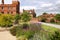 A Formal English Garden at Eton College