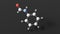 formanilide molecule, molecular structure, formamide aniline, ball and stick 3d model, structural chemical formula with colored