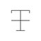Format, strikethrough, text icon. Element of text and typography for mobile concept and web apps icon. Thin line icon