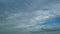 Formation Cloud Sky Scape. Different Cloud Types And Layers Cover Blue Sky. White Different Layers Cloudscape On