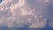 Formation of a cumulonimbus cloud.