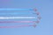 Formation flight Red Arrows